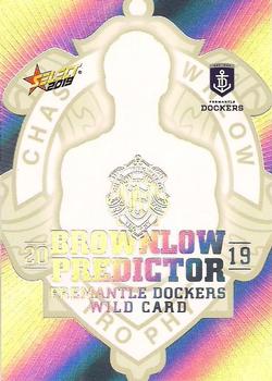 2019 Select Footy Stars - Brownlow Predictors Platinum #BPP48 Wild Card Front